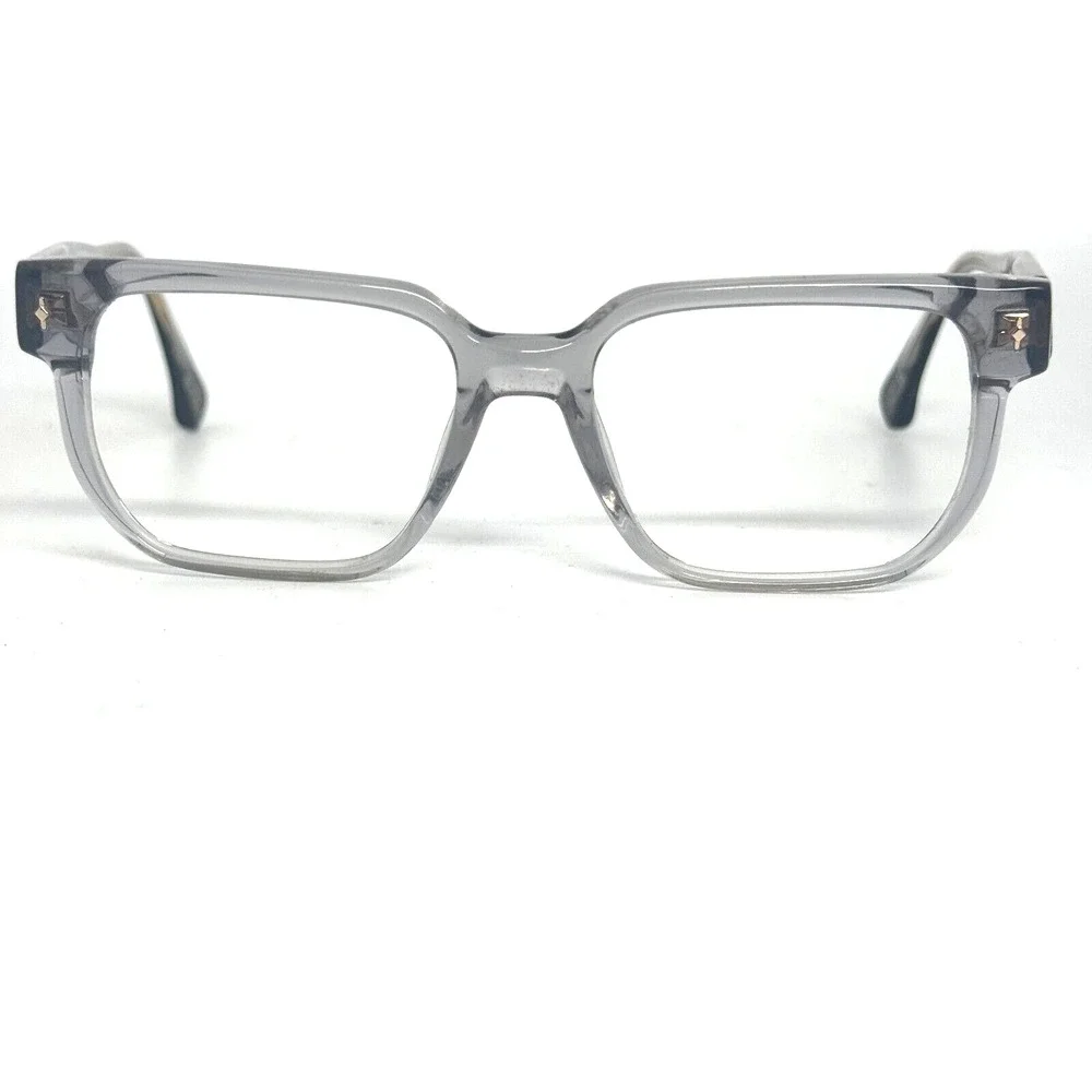 Gigi Studios Lola Gray Clear Eyeglasses‎ Frames 65511/4 52-17-150 H15666